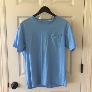 Men’s blue southern tide pocket T-shirt